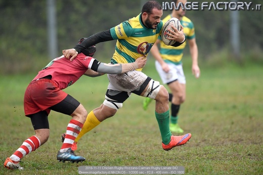 2018-11-11 Chicken Rugby Rozzano-Caimani Rugby Lainate 042